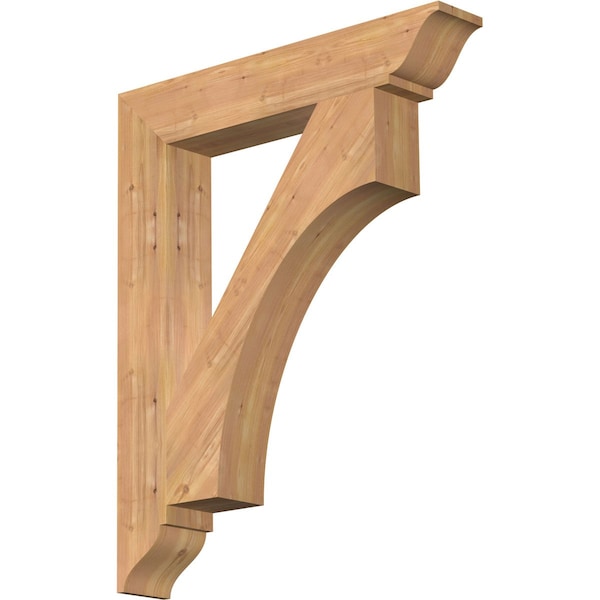 Ekena Millwork Westlake Traditional Smooth Bracket, Western Red Cedar, 5 1/2"W x 34"D x 42"H BKT06X34X42WTL01SWR - main